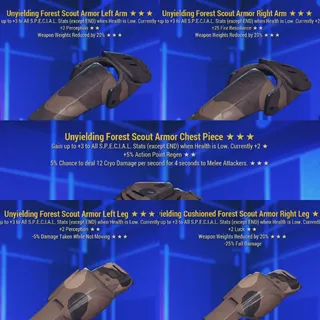 Unyielding Forest Scout Full Armor Set