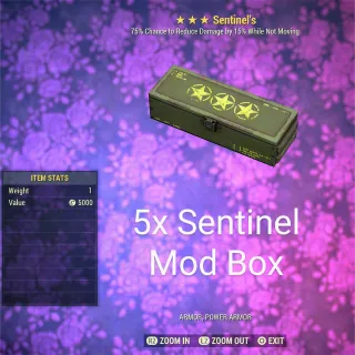 5 x Sentinel Mod Box 