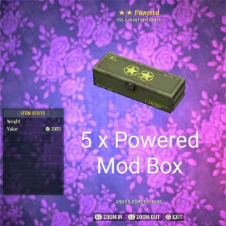 5 x Powered Mod Box 