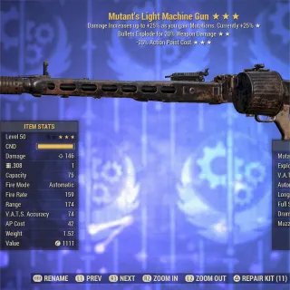 ME25 Light Machine Gun LMG 