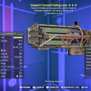 VE 3P NU Gatling Laser 