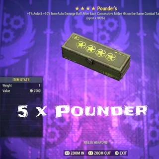 5 x Pounder Mod Box 