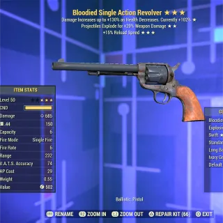 BE FR Single Action Revolver 