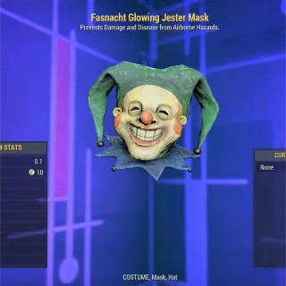Fasnacht Glowing Jester Mask 