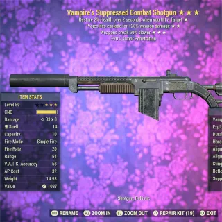 VE Durability Combat Shotgun 
