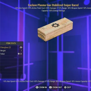 Enclave Plasma Stabilized Sniper Barrel 