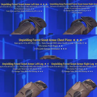 Unyielding Forest Scout Full Armor Set 