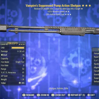 V2535 Pump Action Shotgun 
