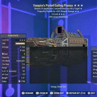 VE 3L Gatling Plasma 