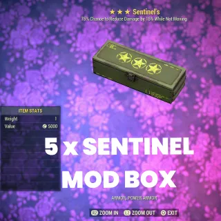 5 x Sentinel Mod Box 