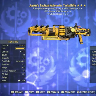 Junkie DWA FR Tesla Rifle 