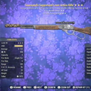 Gourmand 2535 Lever Rifle 