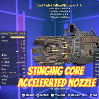 QFFR Durability Gatling Plasma 