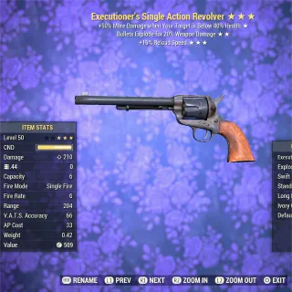 ExecE FR Single Action Revolver 