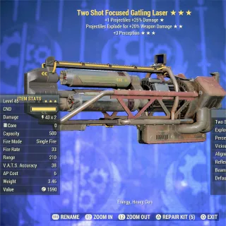 TSE 3P NU Gatling Laser 