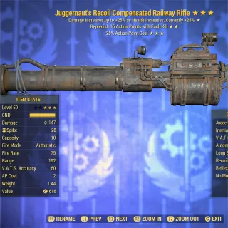 Juggernaut RAP 25 Railway Rifle 