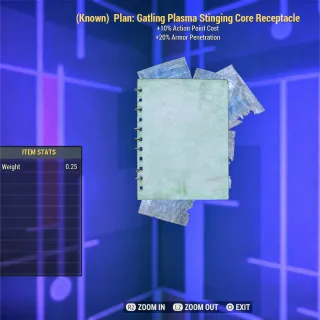 Plan Gatling Plasma Stinging Core 