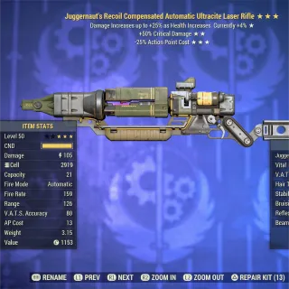 Juggernaut 5035 Ultracite Laser Rifl