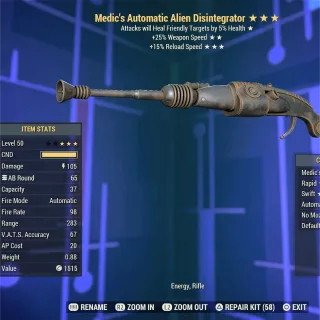 Medic FFR FR Alien Disintegrator 