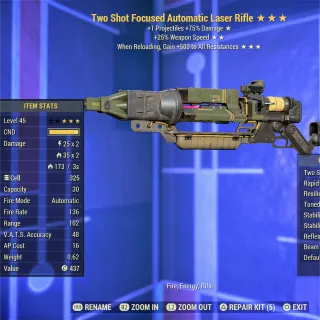 TS FFR 500 NU Laser Rifle 