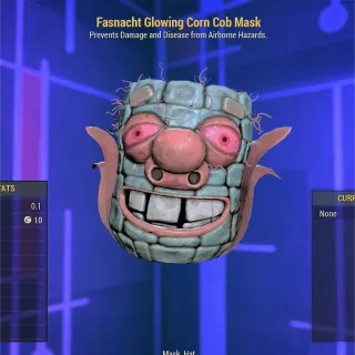 Fasnacht Glowing Corn Cob Mask 