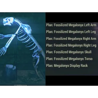 Full Fossilized Megalonyx Plan Set 