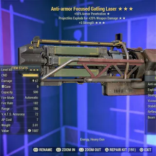 AAE 3S NU Gatling Laser 