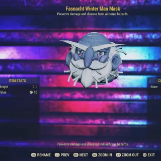 Fasnacht Winter Man Mask