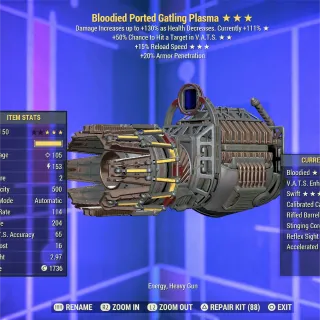 Bloodied VHC FR Gatling Plasma 