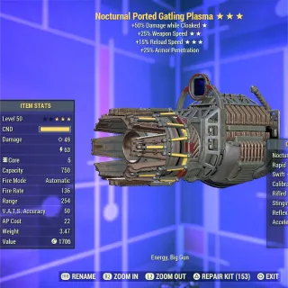 Nocturnal FFR FR Gatling Plasma 