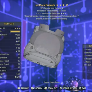 Bulwark with Jet Pack 