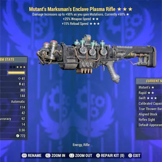 Mutant  Full Mod Enclave Plasma Flamer 