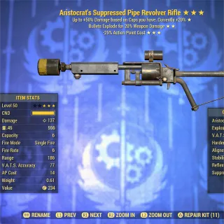 ArE35 Pipe Revolver Rifle 