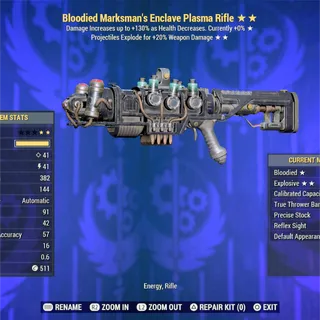BE Full Mod Enclave Plasma Flamer 