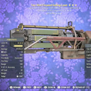 Two-Shot VHC RW NU Gatling Laser 