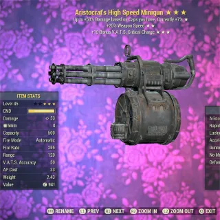 Aristocrat 2515 Minigun 