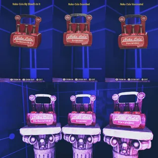 All 3 Nuka-Cola 6 Pack Flavor Visible Misc 
