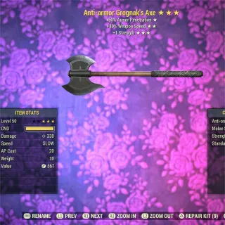 Anti-Armor SSS Grognak Axe 