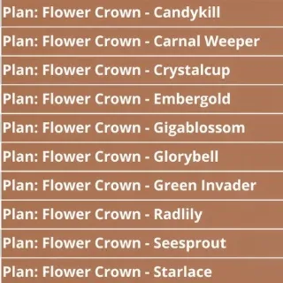Flower Crown all Plan Bundle 