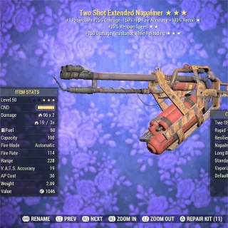 Two-Shot FFR 500 Flamer 