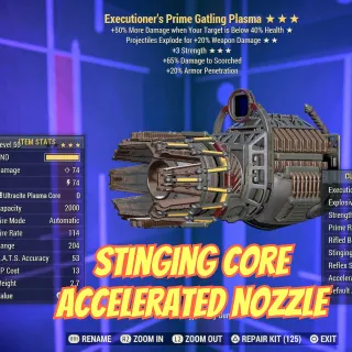 Executioner Explosive 3S Gatling Plasma 