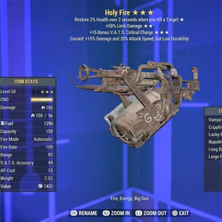 Legacy Holy Fire V LD 15V 