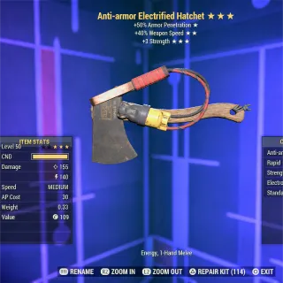 Anti-Armor SSS Hatchet 