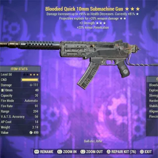 BE 3S 10mm Submachine Gun 