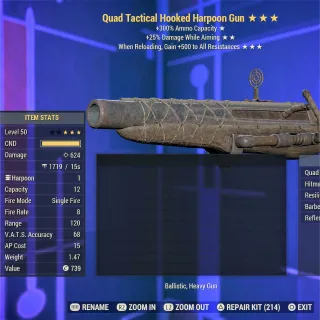 Quad DWA 500 Harpoon Gun 