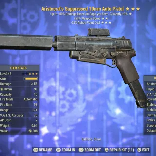 Aristocrat 2535 10mm Pistol 