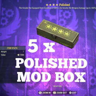5 x Polished Mod Box 