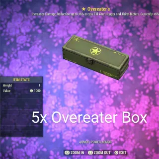 5 x Overeater Mod Box