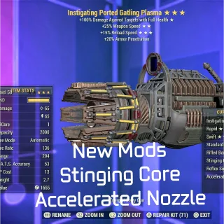 Instigating FFR FR Gatling Plasma 