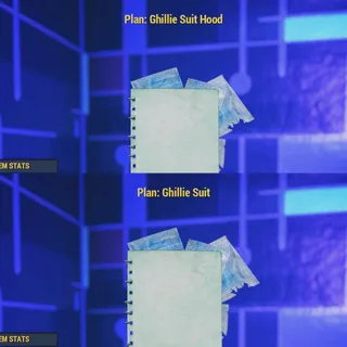 All 2 New Plans: Ghillie Suit and Ghillie Hood 